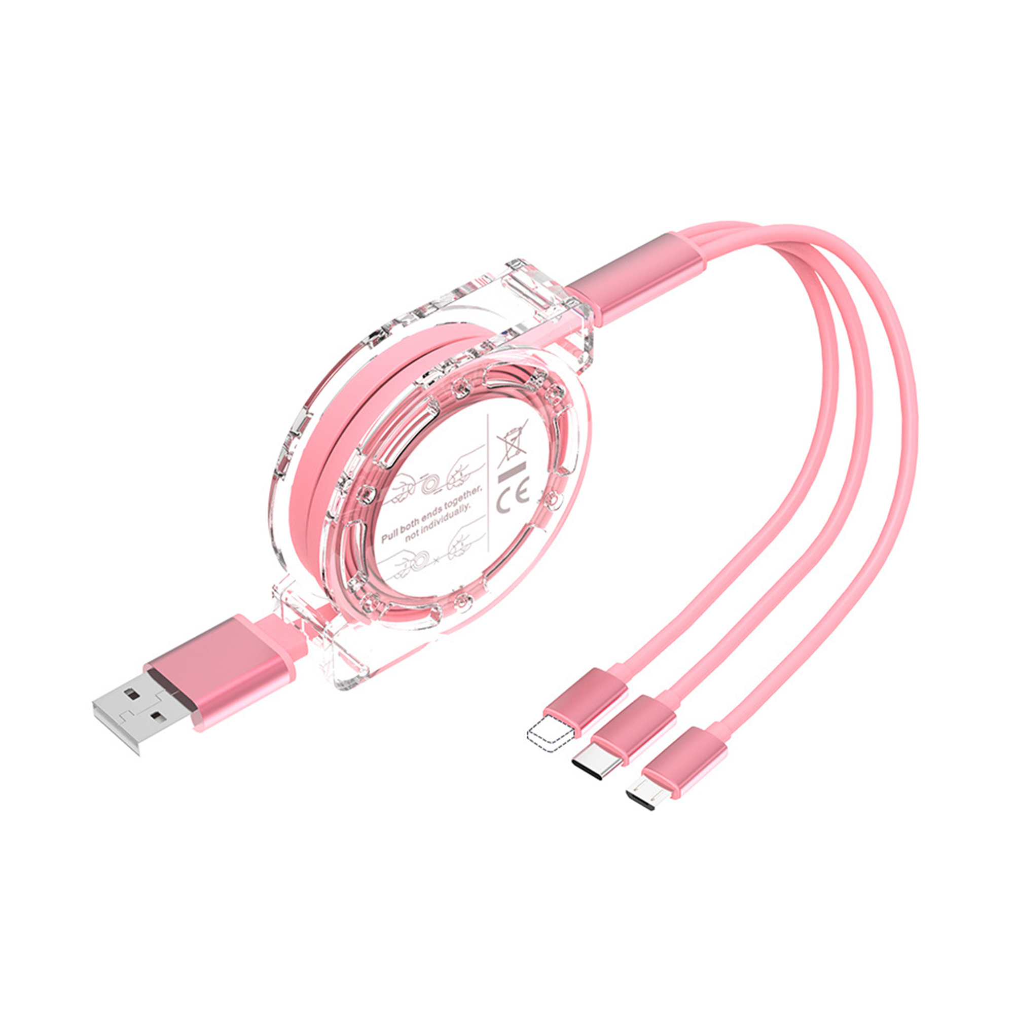 Retractable Multi Charging Cord 3