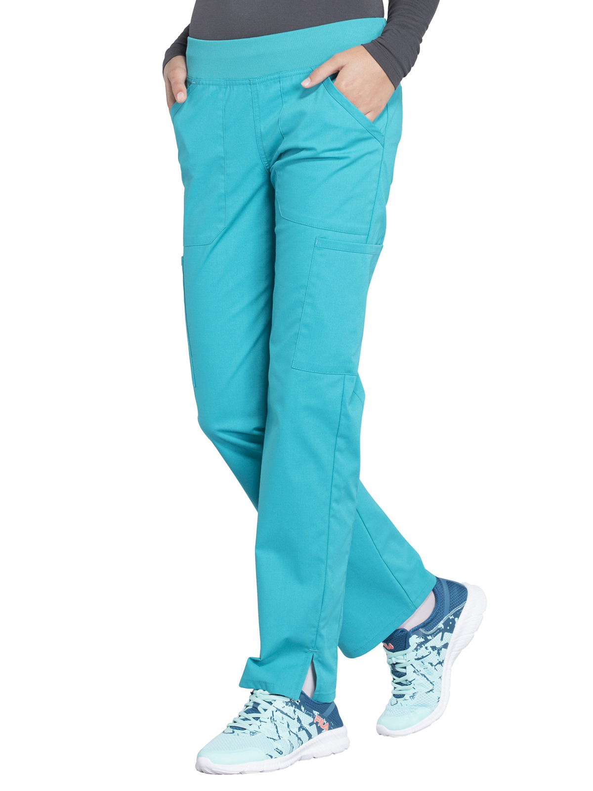 Cherokee - Workwear Professionals - Mid Rise Straight Leg Pull-on Cargo Pant 18
