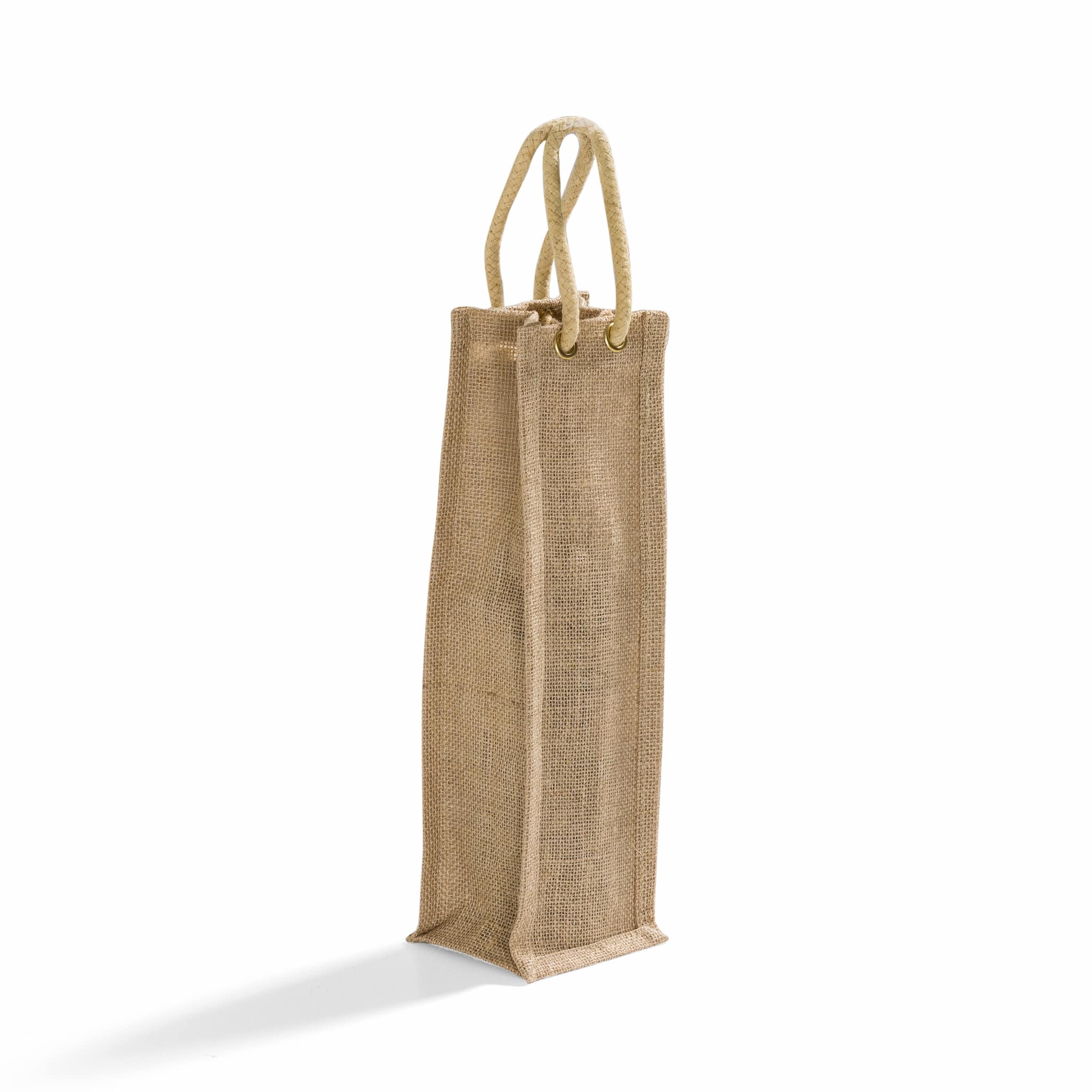 4'' Jute Wine Bag 5