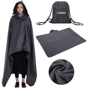 Fleece Waterproof Blanket For Picnic 1