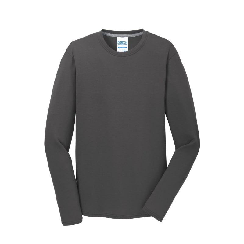 Port & Company Long Sleeve Performance Blend Tee. 21