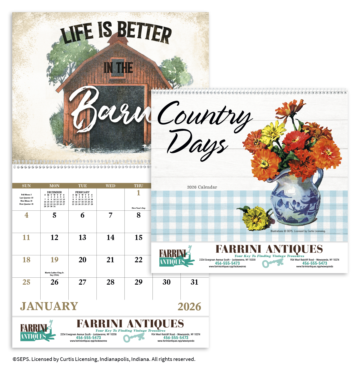 Good Value™ Country Days - Spiral Calendar 52