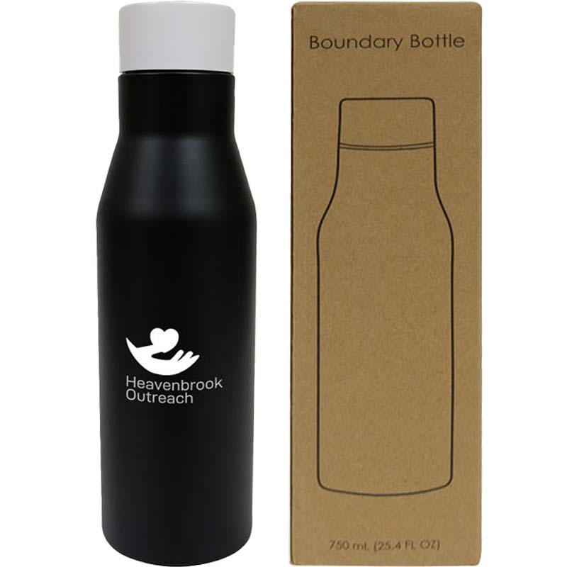 750 Ml. (25 Fl. Oz.) Boundary Bottle, custom water bottle with logo imprint 4