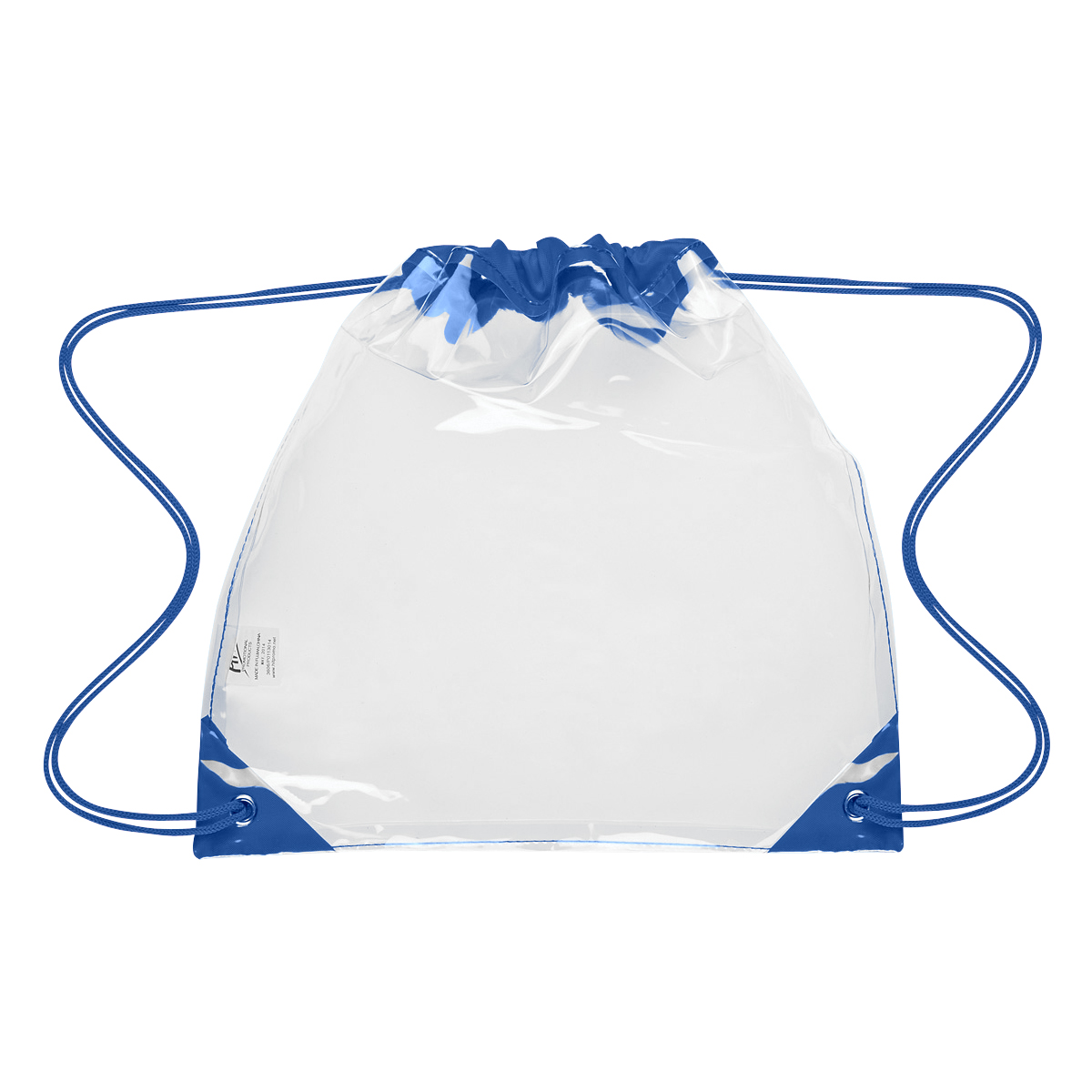 Touchdown Clear EVA Drawstring Backpack 3