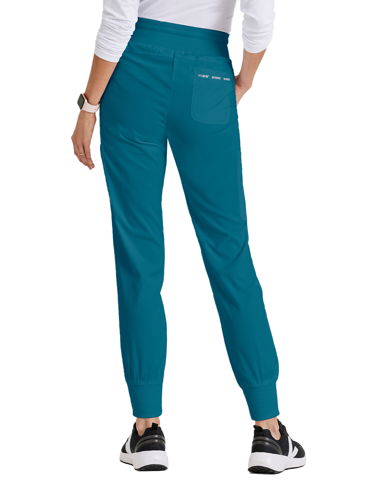 Grey's Anatomy Spandex Stretch - Women's Seven-Pocket Carly Jogger Scrub Pant 14