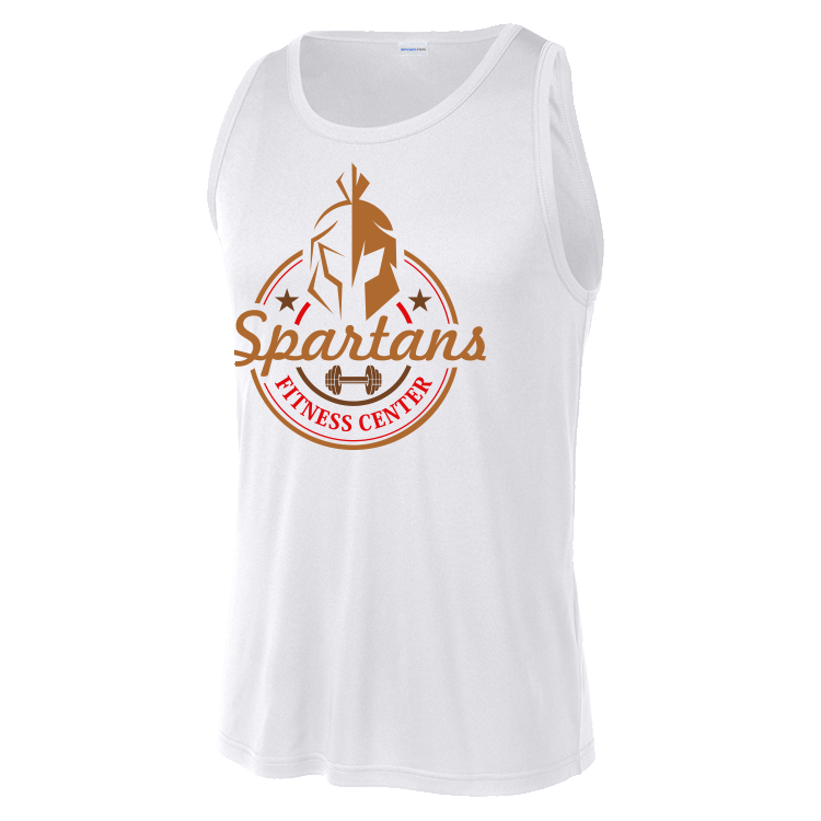 Spot Sub on Men's Athletic Tank Top 5