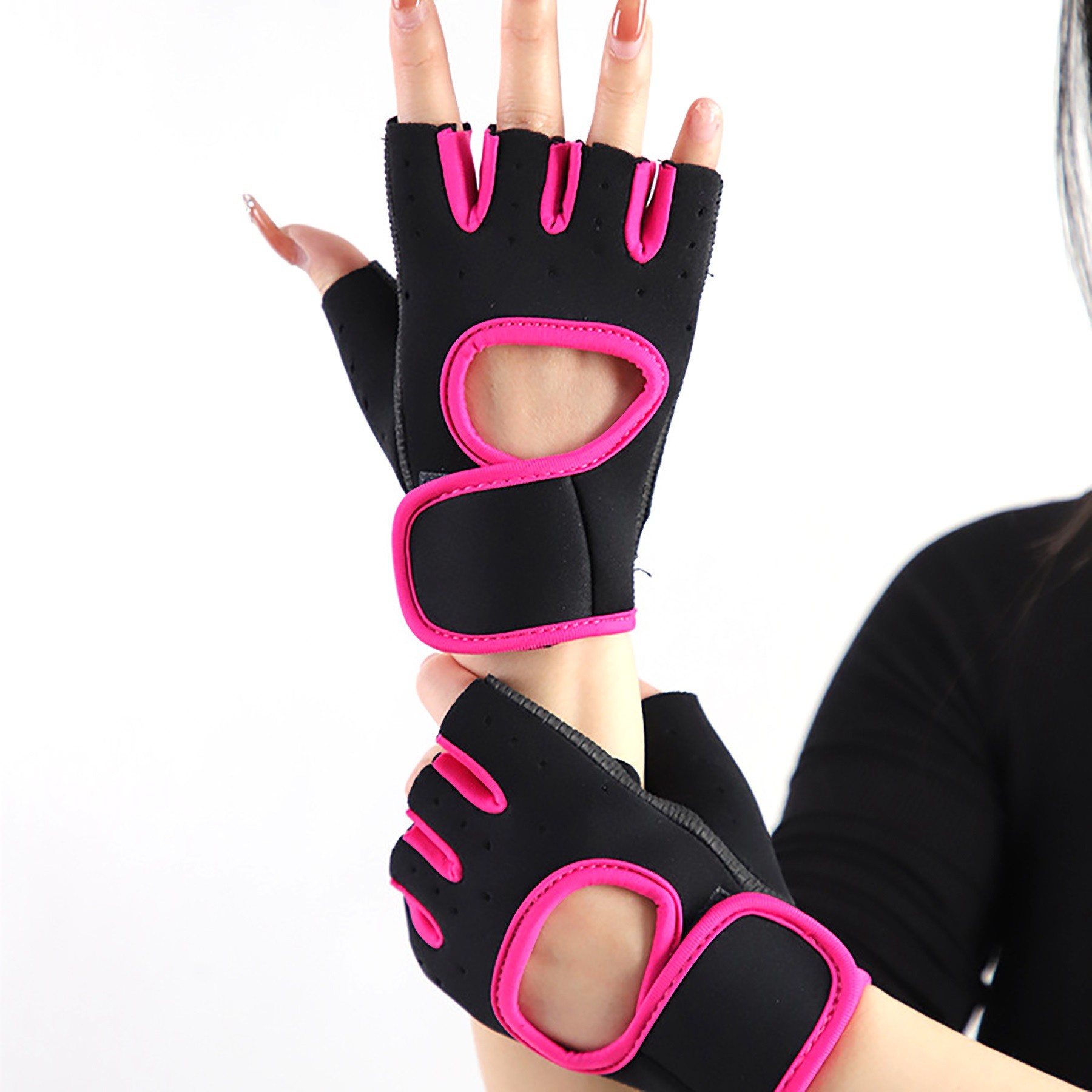 Palm Support Exercise Gloves 9