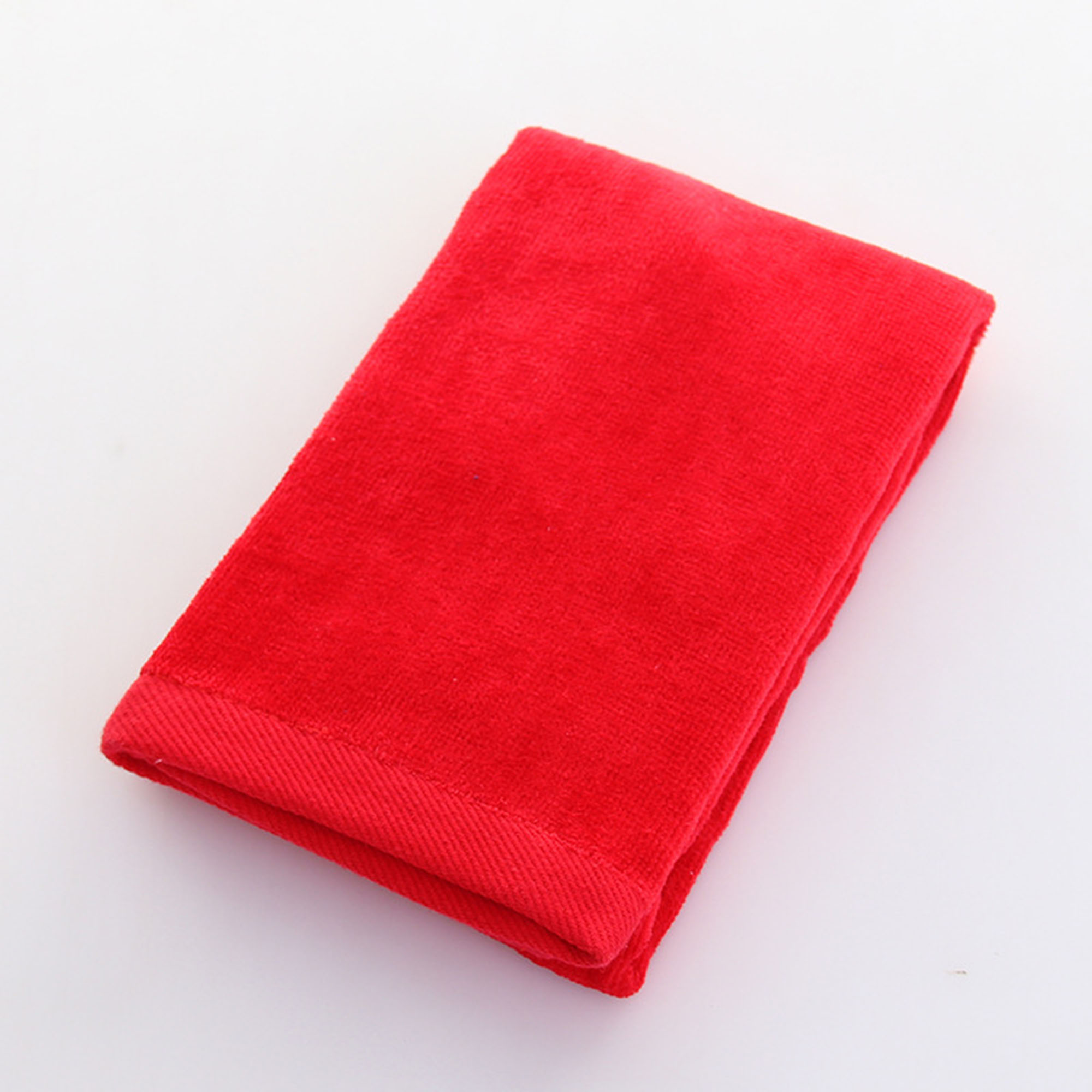 Embroidered 480GSM Cotton Terry Velour Golf Towel With Corner Grommet 2