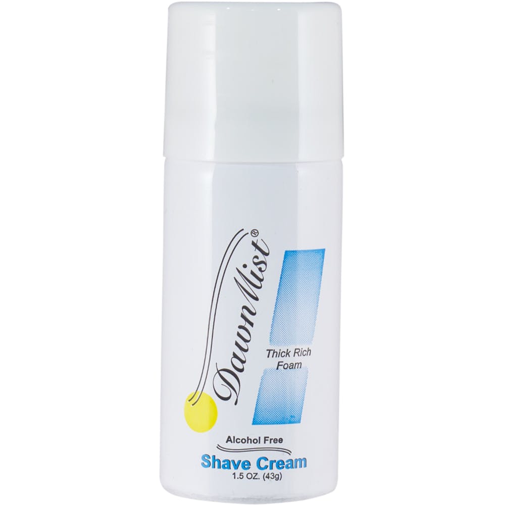 DawnMist Shave Cream - 1.5 oz Aerosol Rich Formula 1