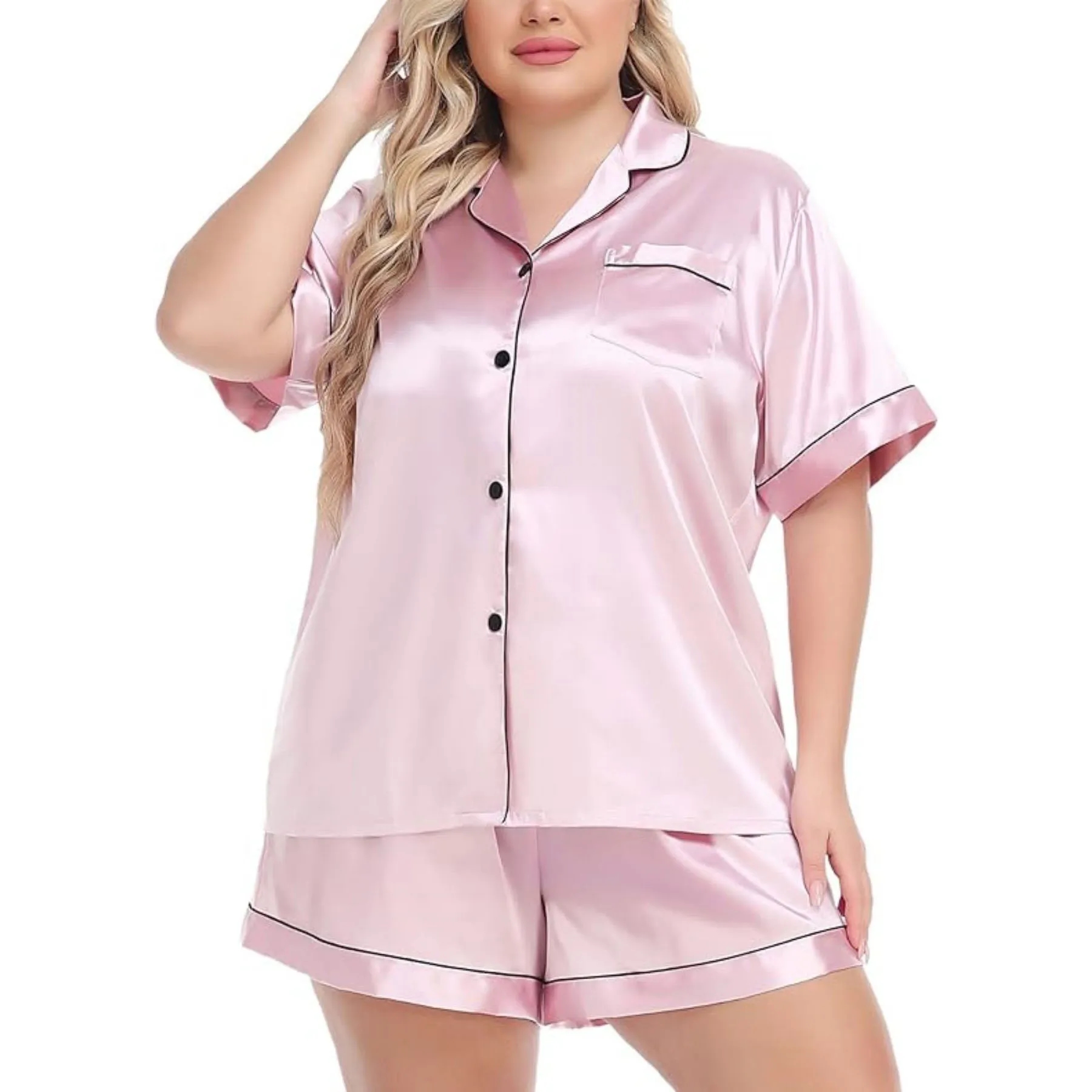 Women's Plus Size Pajama Set 11