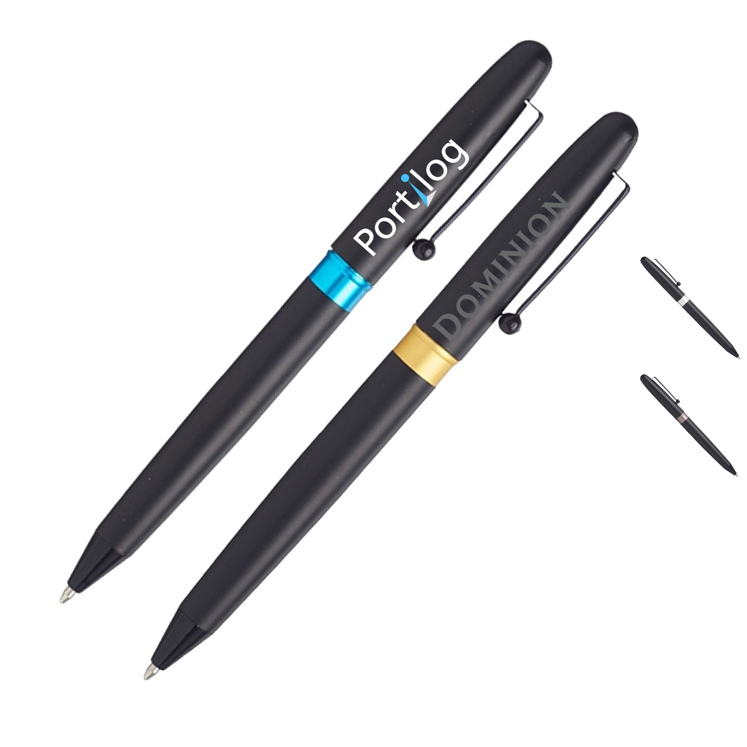 Sleek Metal Barrel Style Pens 3