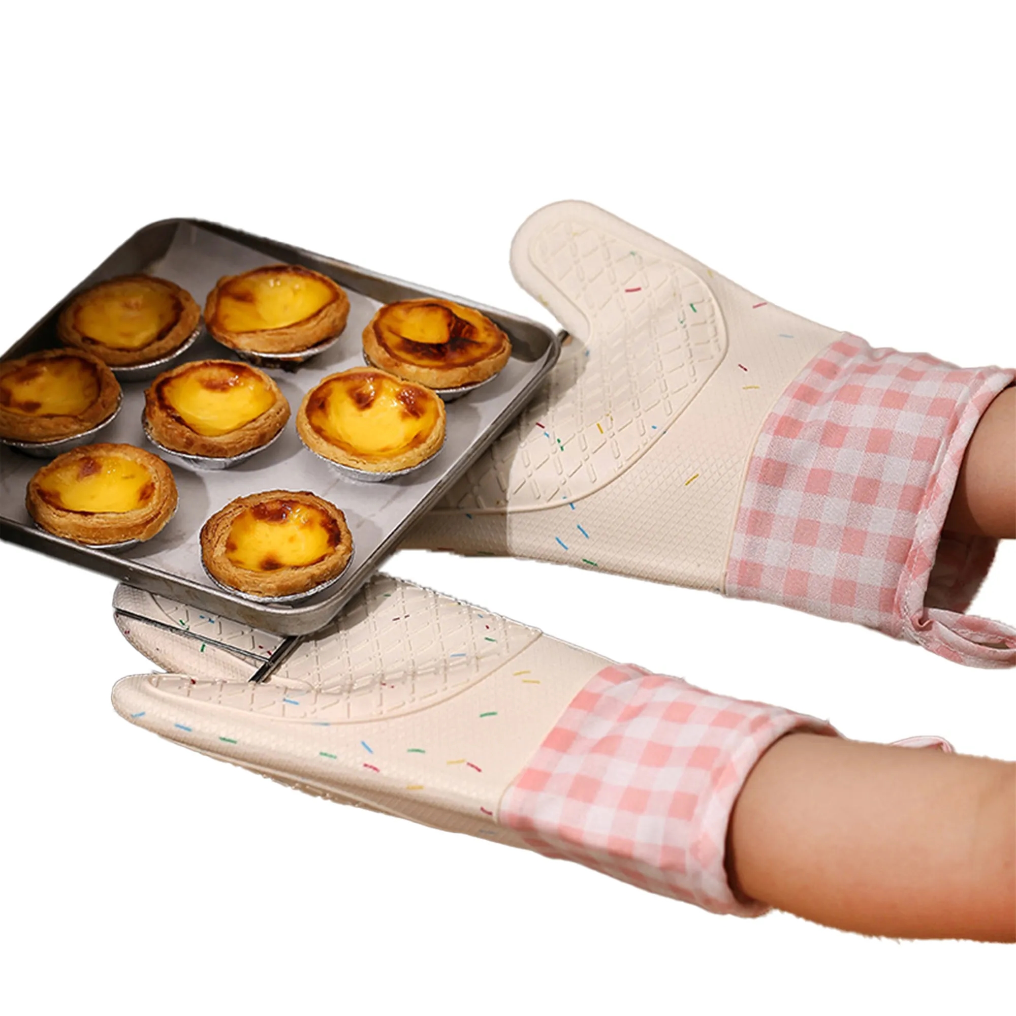 Colorful Sprinkle Silicone Oven Mitt 2