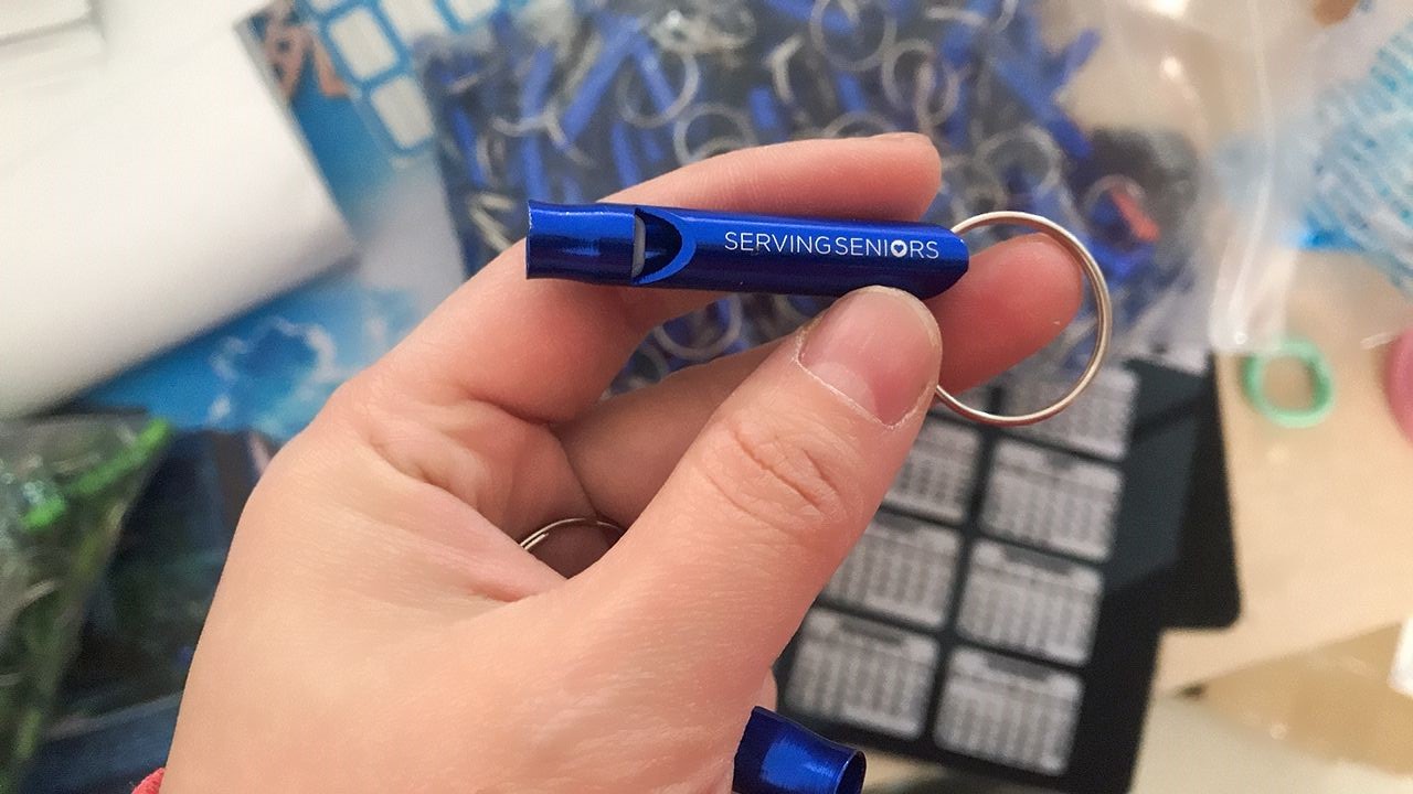 Emergency Whistle with Keychain 2