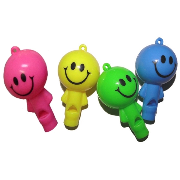 Smiling Baby Plastic Whistle 1