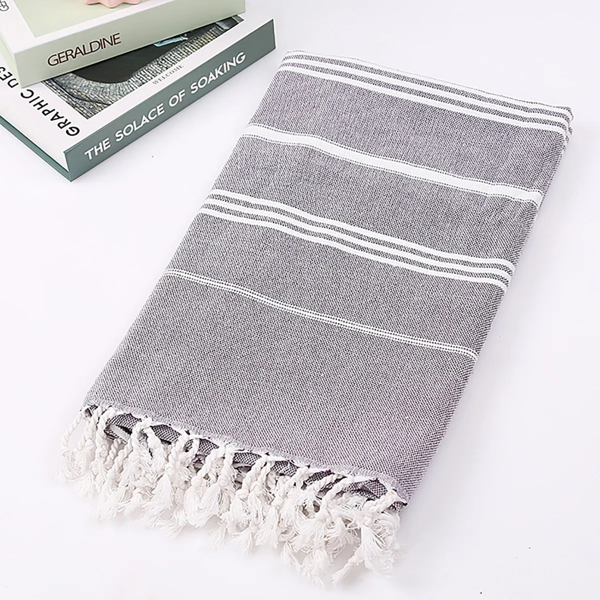 Turkish Beach Quick Dry Towels with Tassel 9