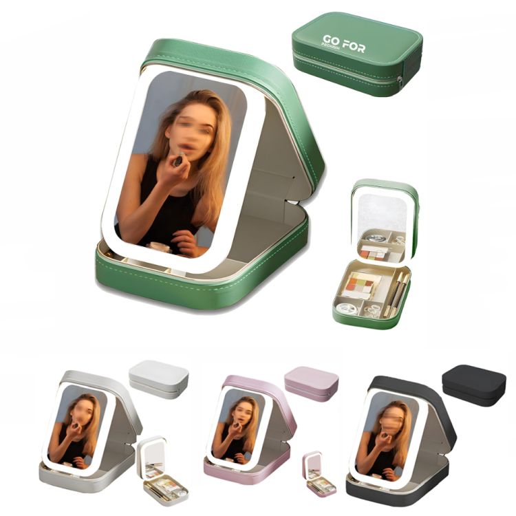 Portable Mini Makeup Case with Lighted Mirror 3
