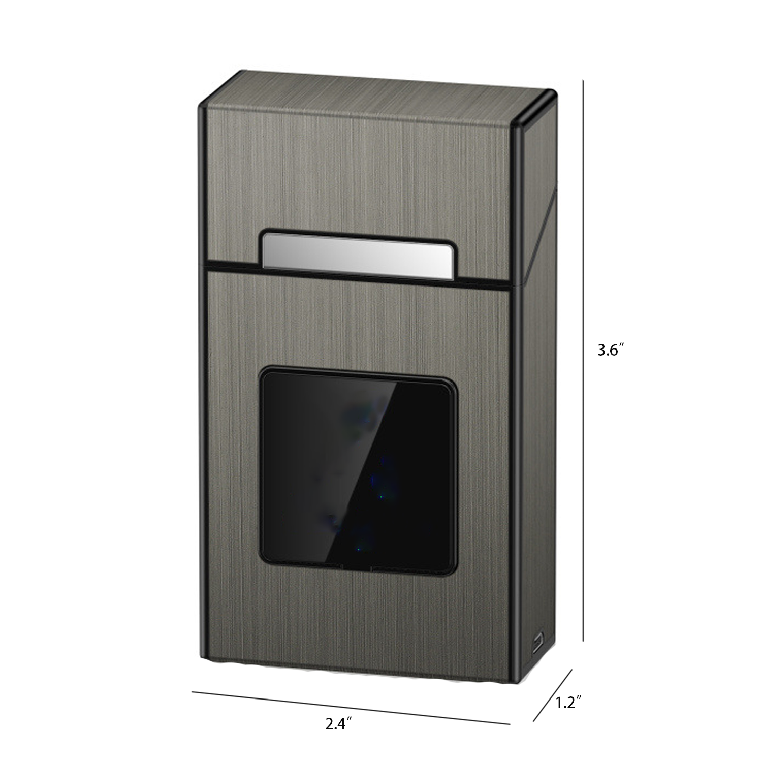 Portable Waterproof Cigarette Case w/ Lighter 6