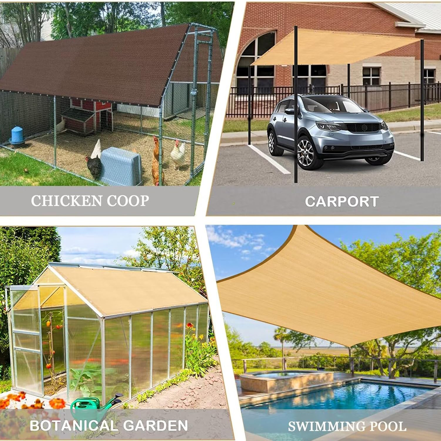 High-Density Sunshade Net for Outdoor Comfort 5