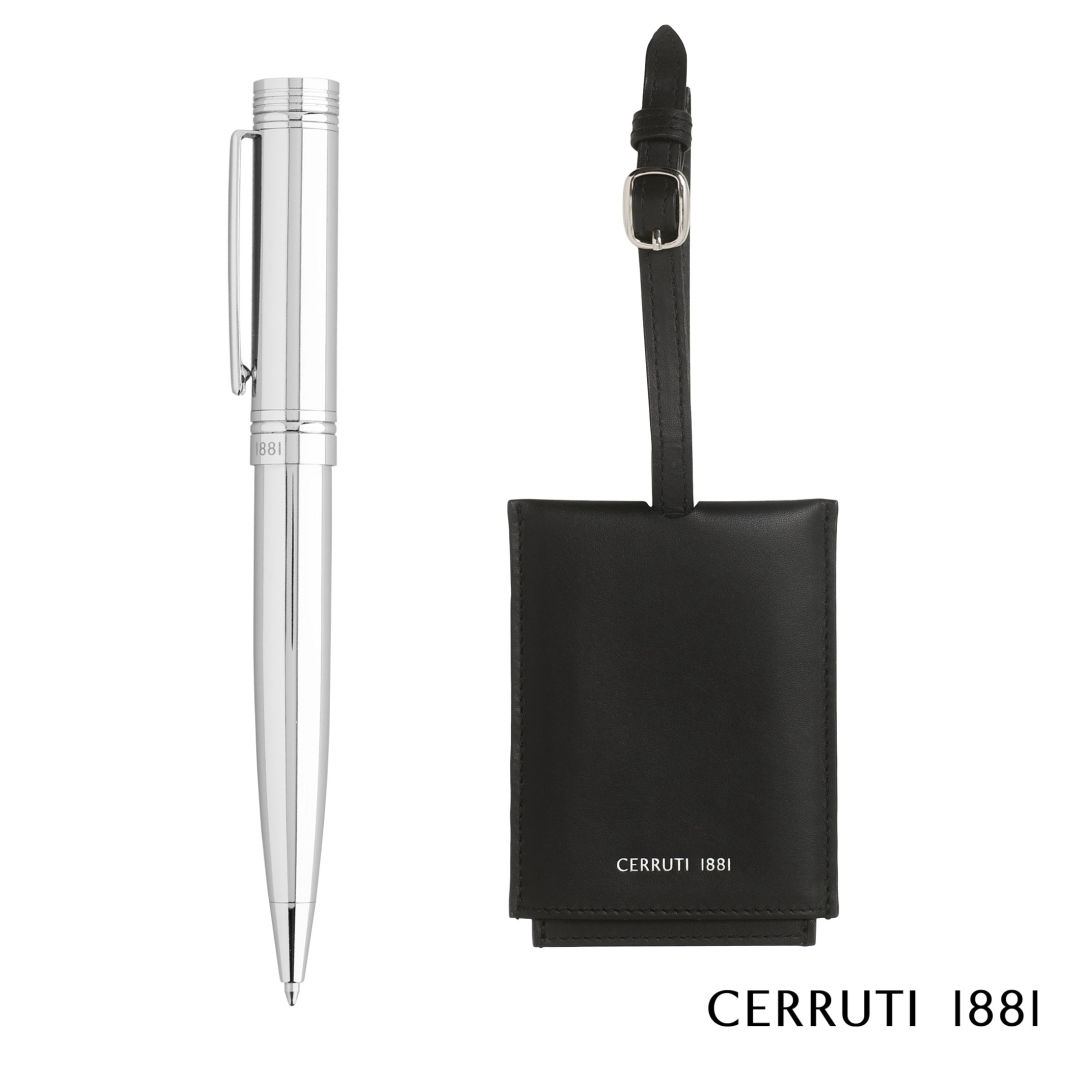 Cerruti 1881® Zoom Luggage Tag & Ballpoint Pen Gift Set 3