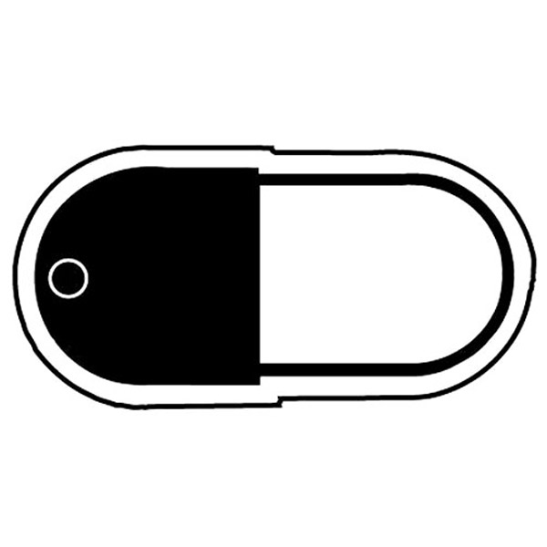 Capsule Key Tag (Spot Color) 1