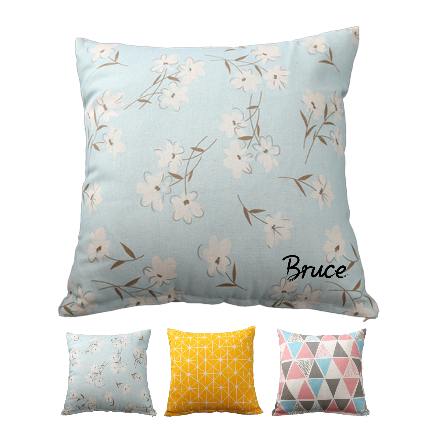 Linen Decorative Throw Pillow 1