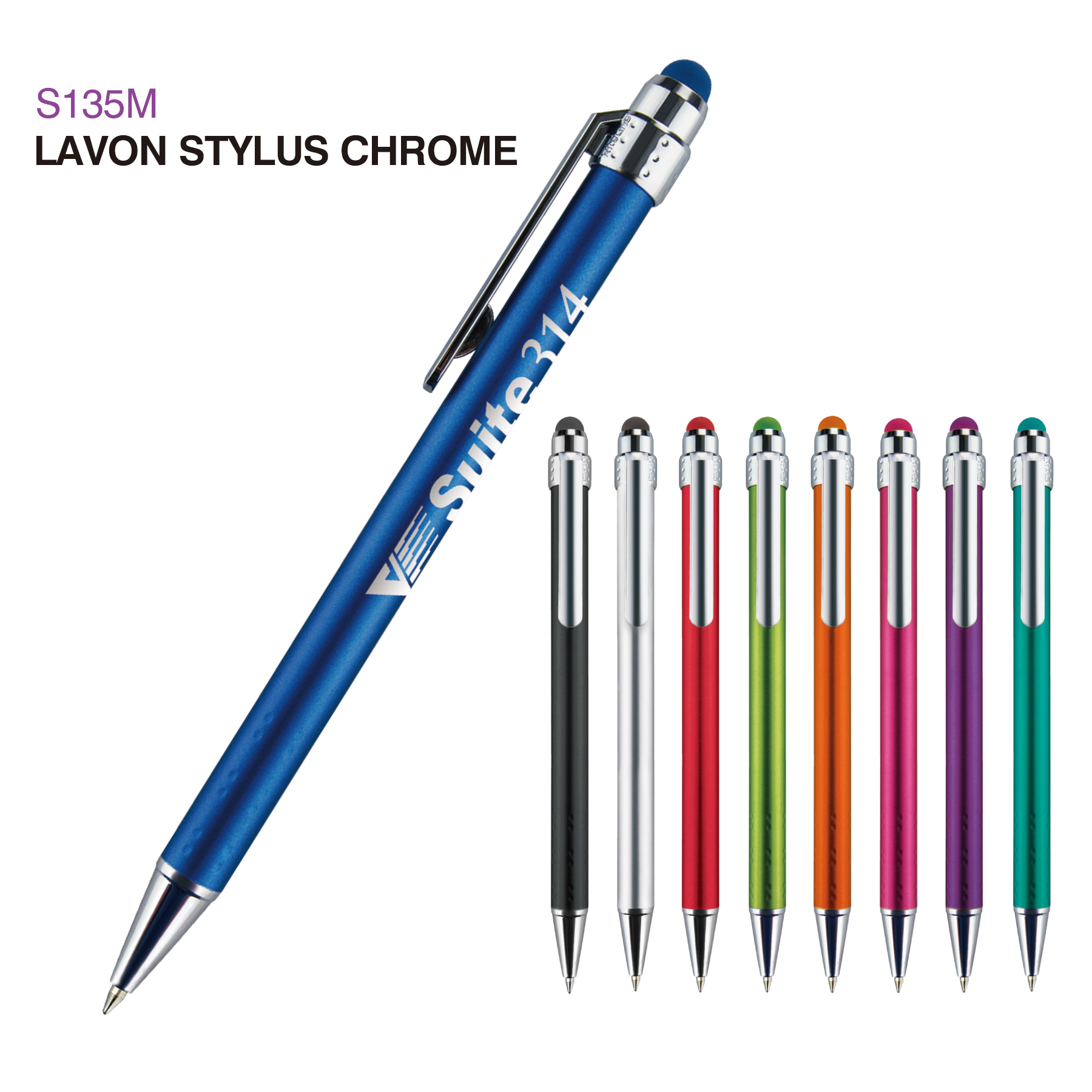 Lavon Stylus Chrome Pen