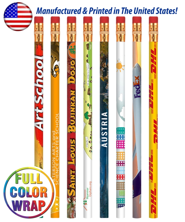 Full Color Wrap Pencil High Quality 2