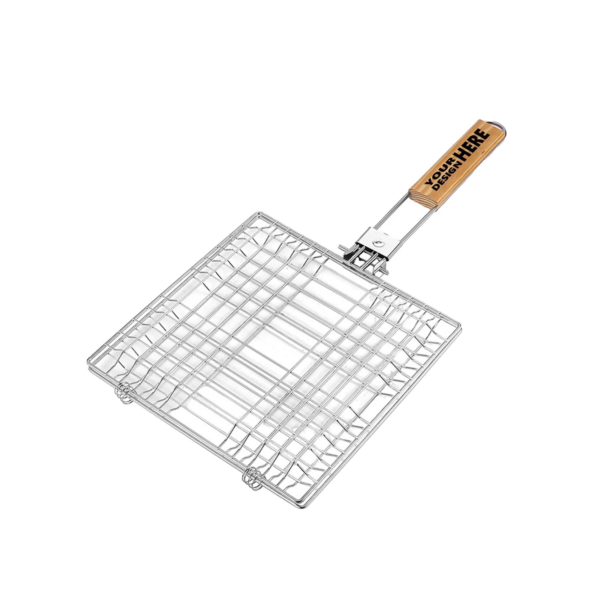 Stainless Steel Fish Grilling Basket 2