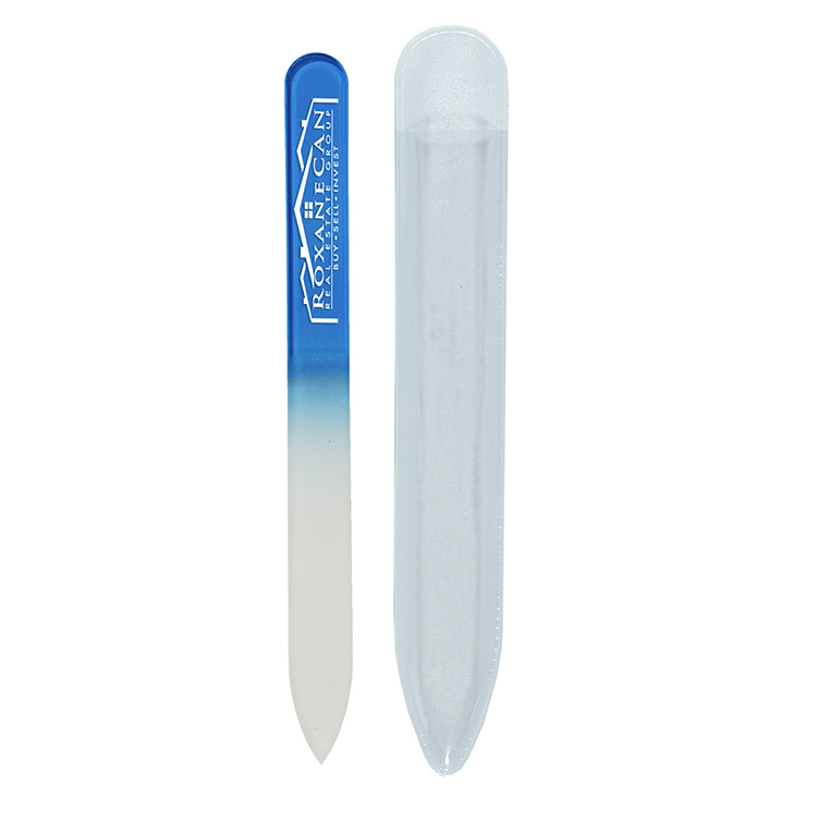 "Nailed It" Tempered Glass Nail File in Clear Sleeve 24