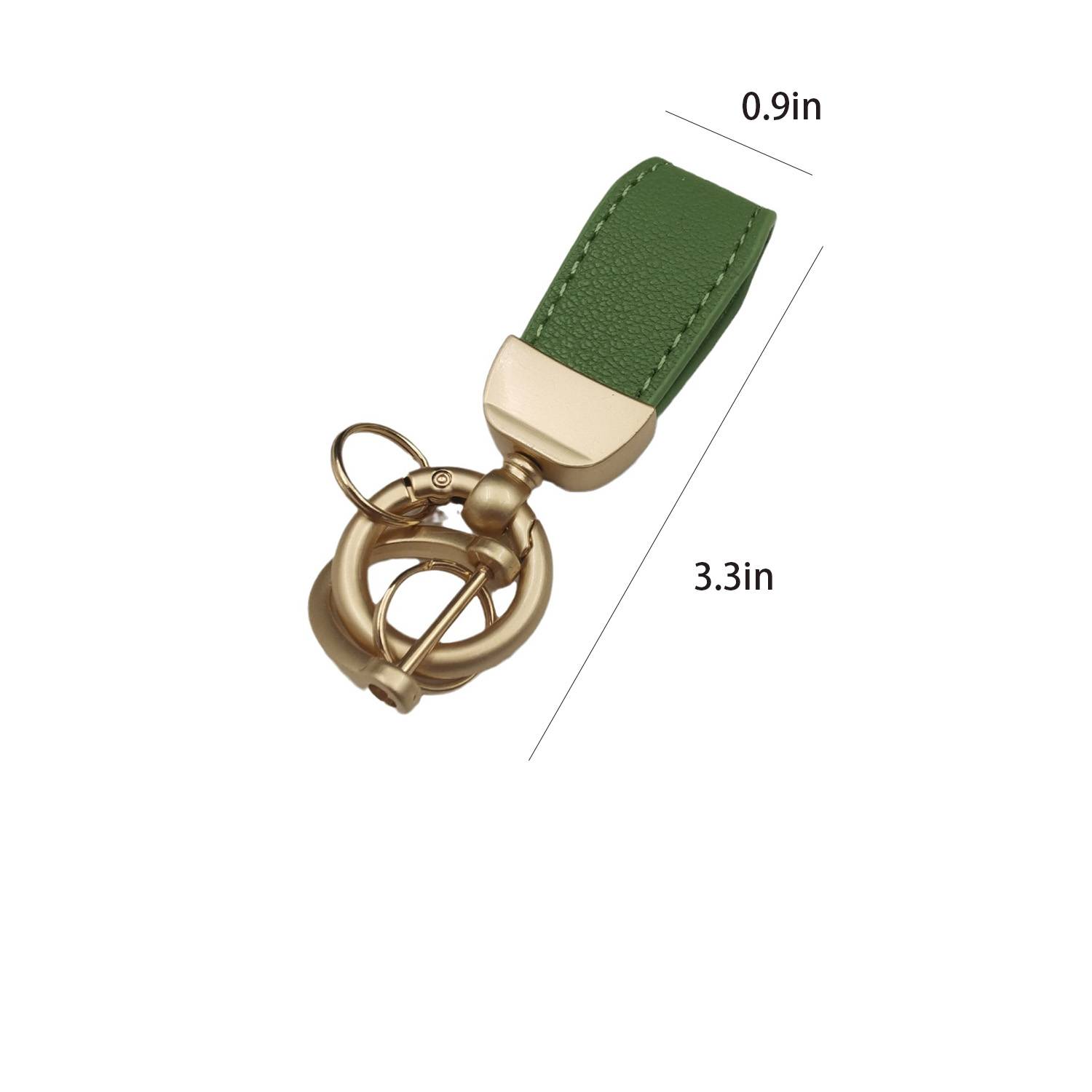 Leather Car Keychain 2