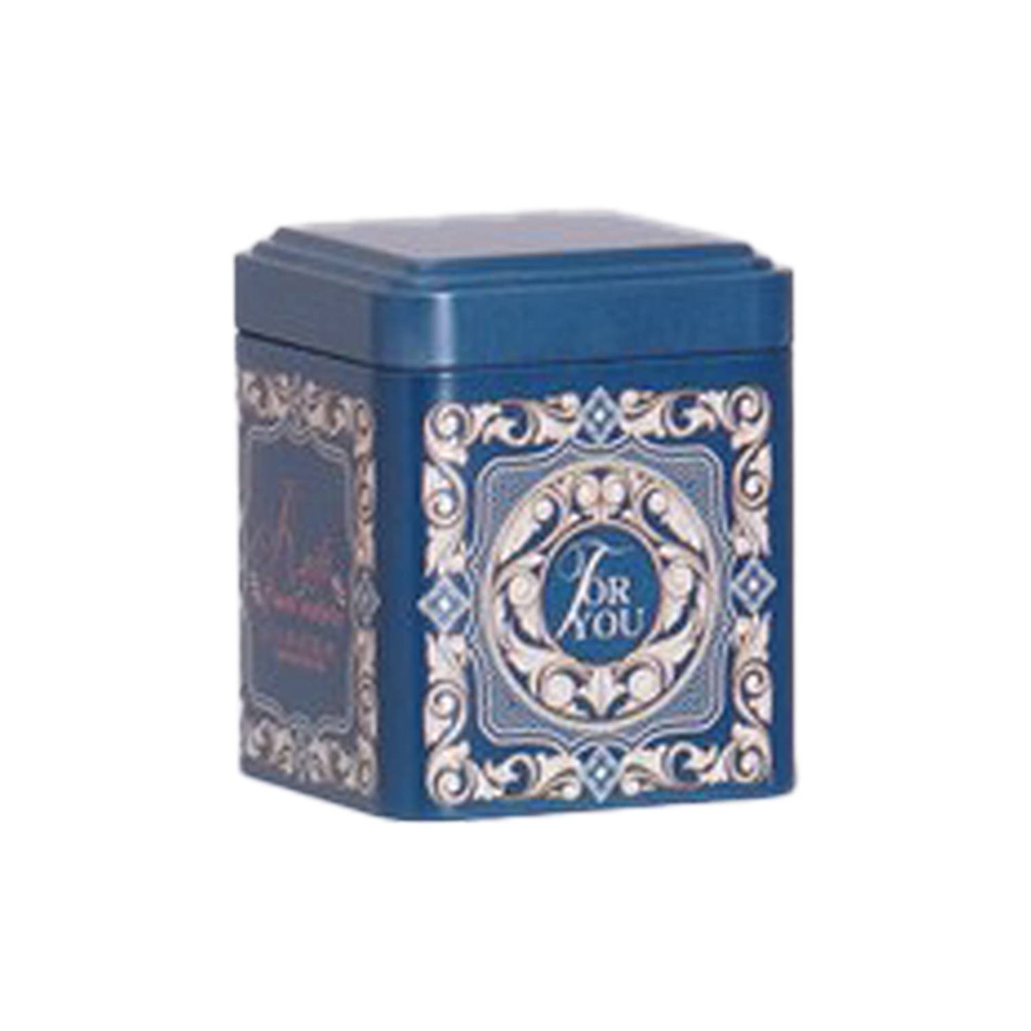 Empty Square Iron Tin Metal Tea Food Storage 5