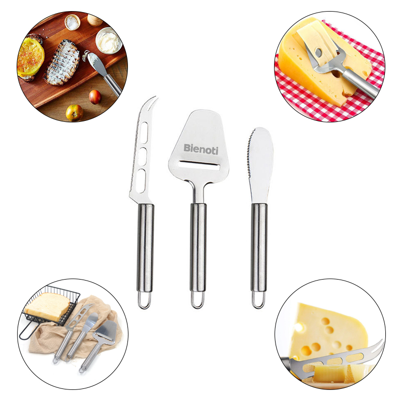 Cheese Knife Set 3-Piece Stainless Steel 2