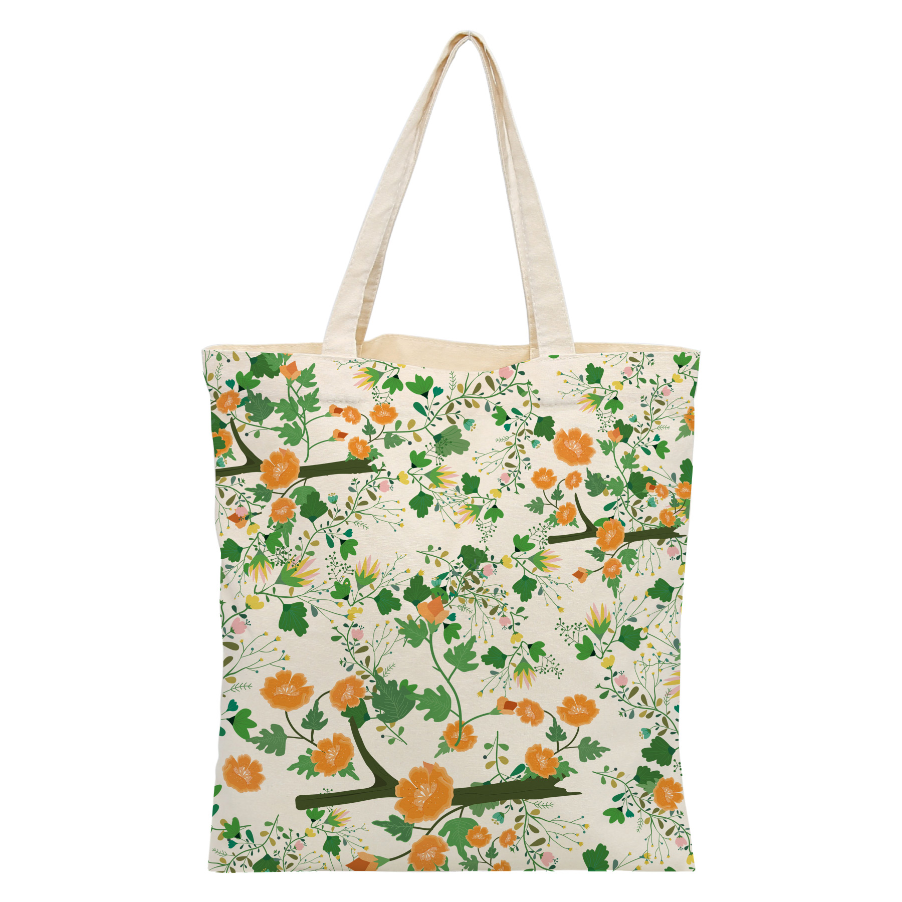 12 Oz Full Wrap Sublimation Canvas Tote Bag 11