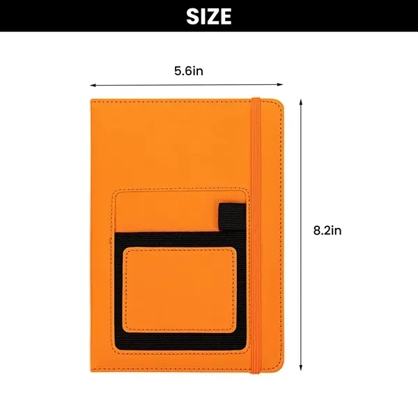 Stretchy Band Journal with Spiral Bound Notepad 1