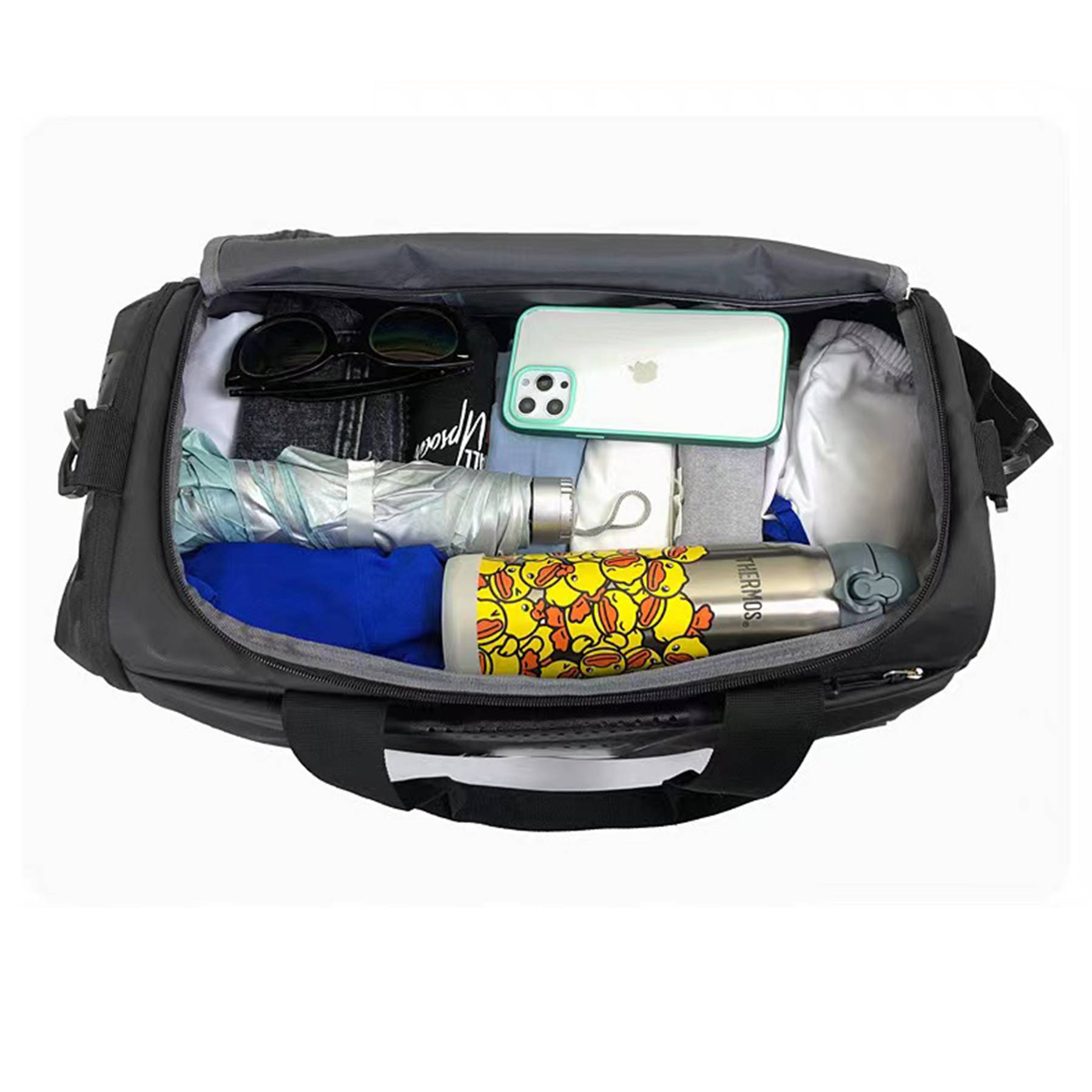 Gym Duffel Bag with Shoes Compartment and Wet Pocket 5