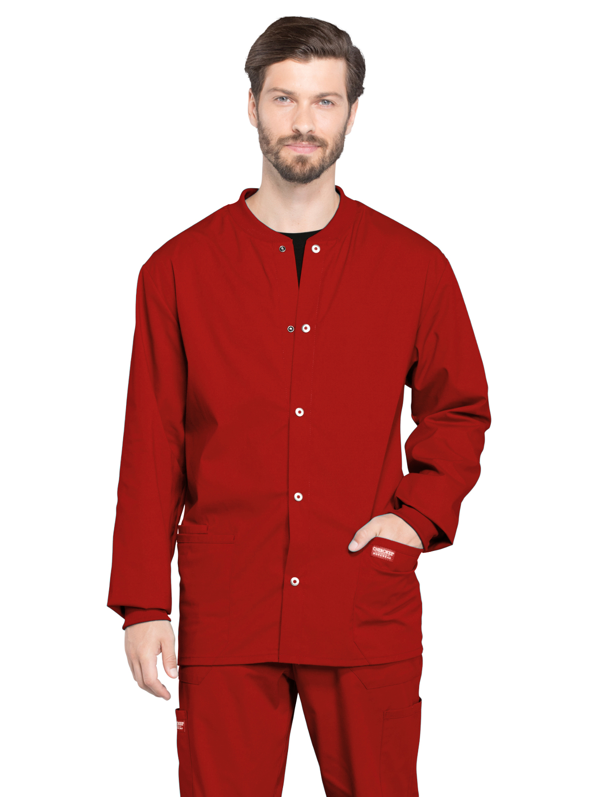 Cherokee - Workwear Professionals - Men's Snap Front Jacket 29