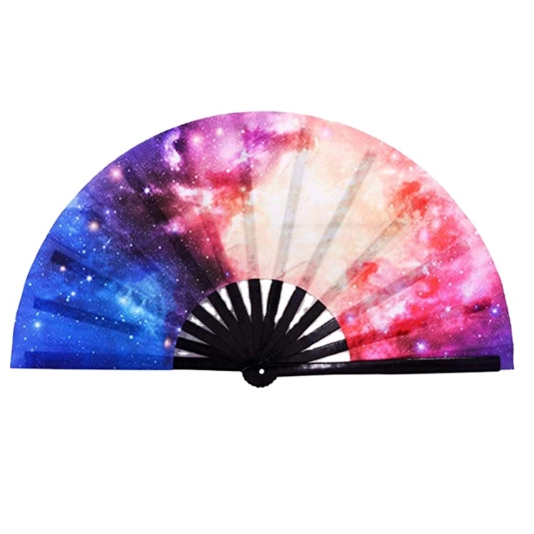 Plastic Ribs Fabric Fan 4