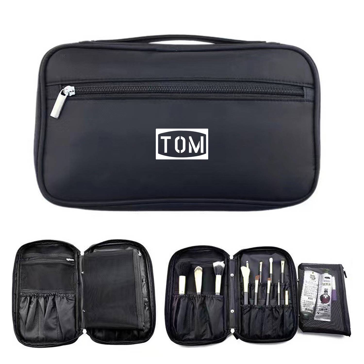 Portable Travel Large Capacity Oxford Makeup Cosmetic Bag 3