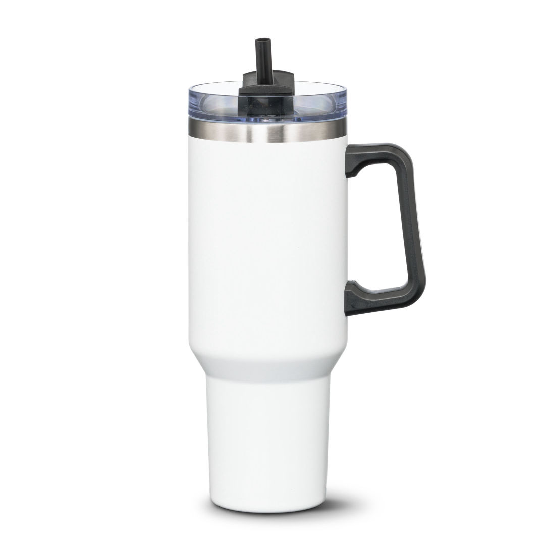 Compeer Handle Travel Mug w/Straw - 40oz 14