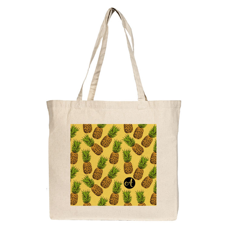 Jumbo Down To Business Cotton Tote, custom tote bag with logo imprint 10