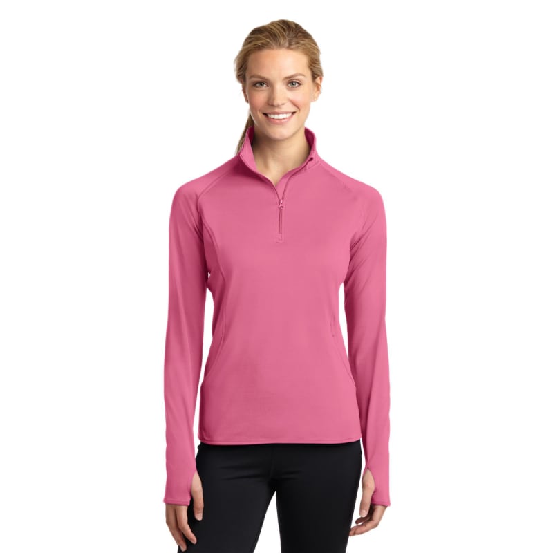 Sport-Tek Women's Sport-Wick Stretch 1/4-Zip Pullover. 68