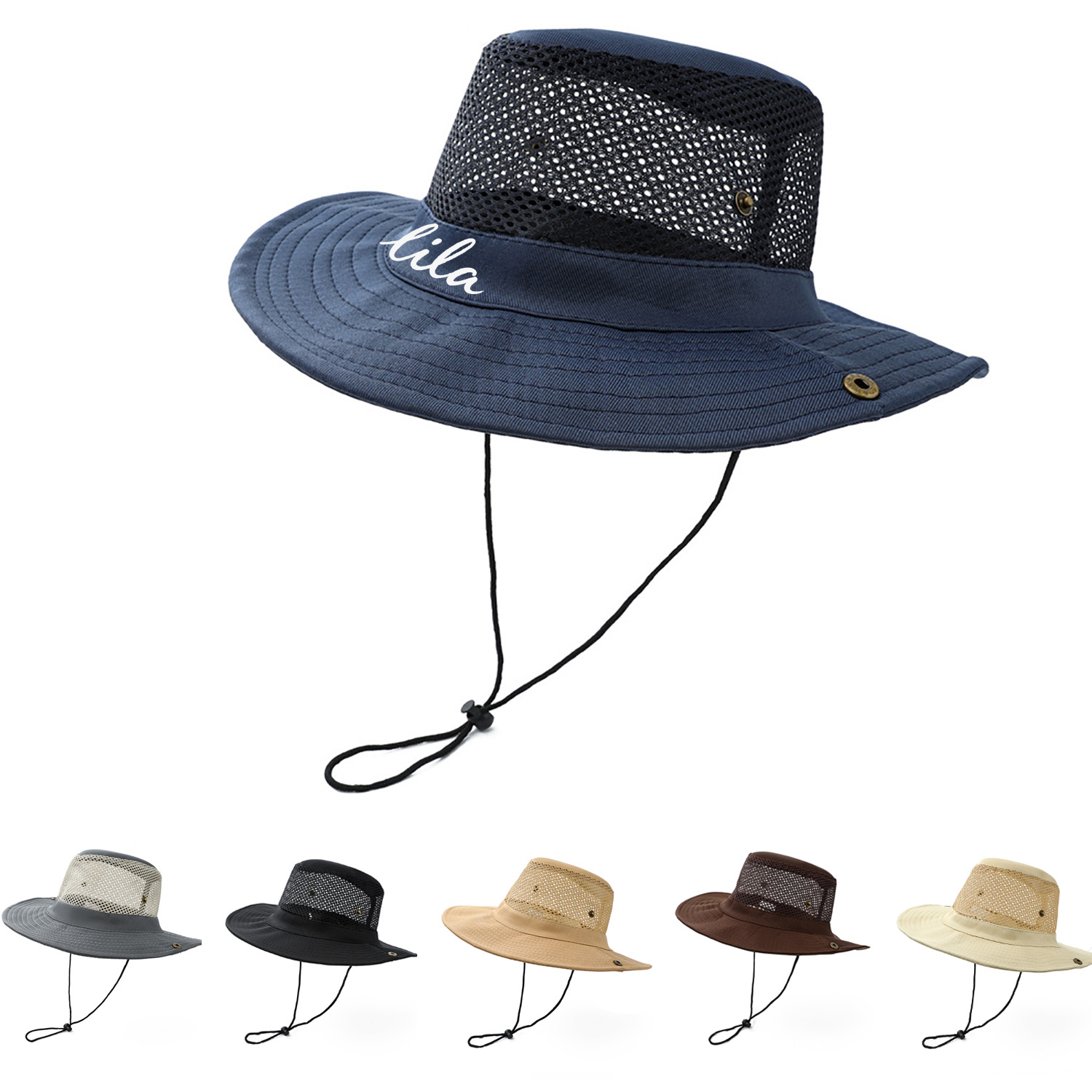 Breathable Mesh Mountaineering Sun Hat 2