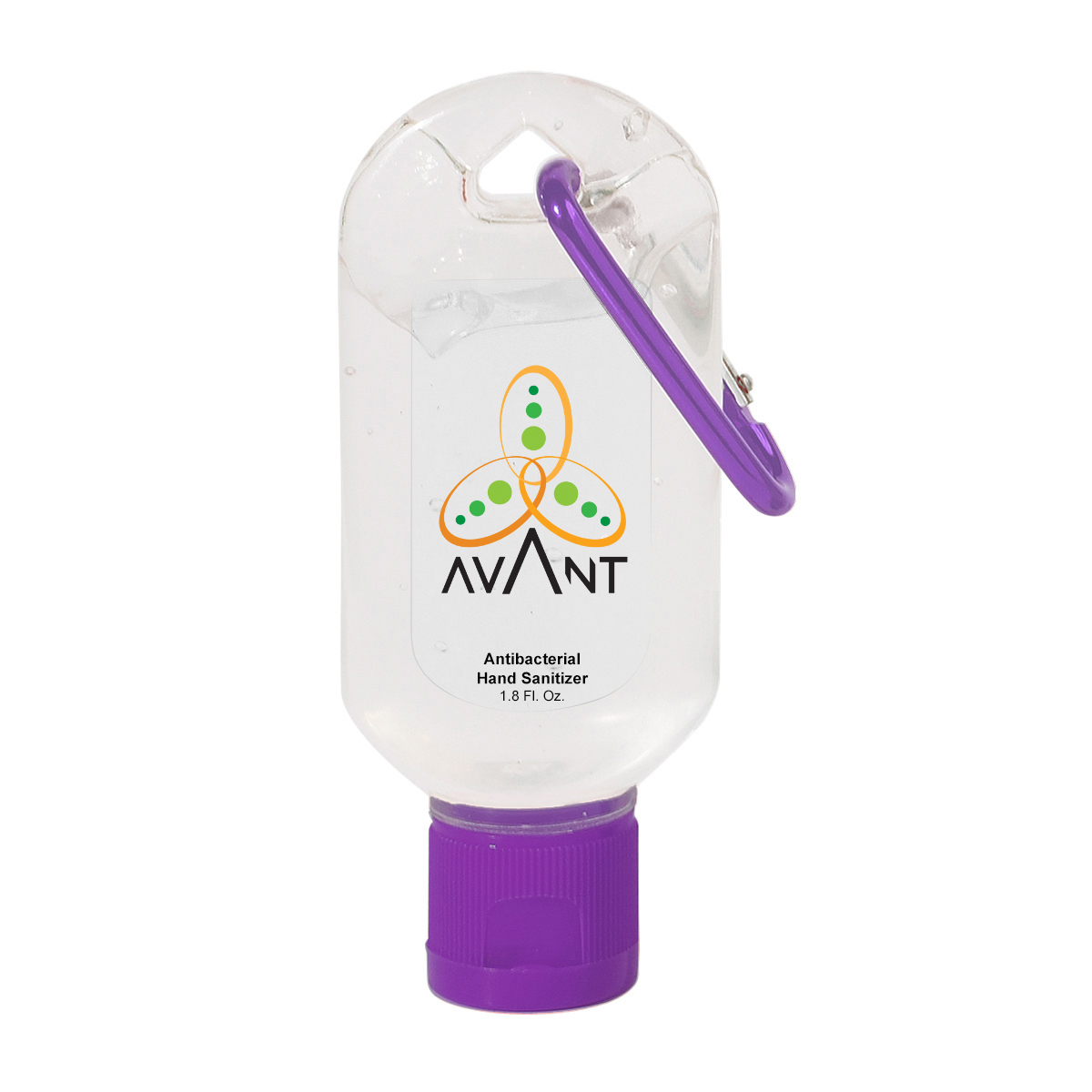 1.8 OZ. HAND SANITIZER WITH CARABINER 23
