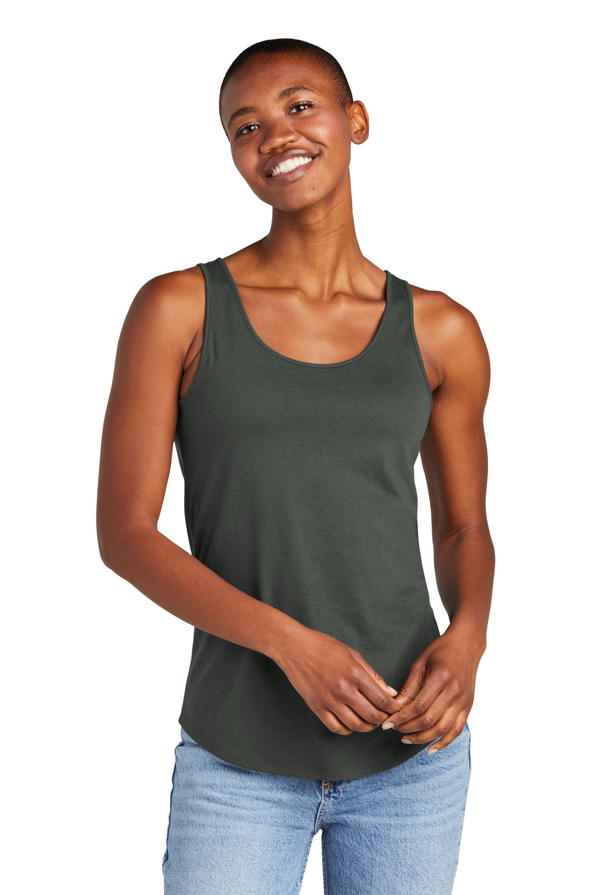 District Women's Perfect Tri Relaxed Tank DT151 90