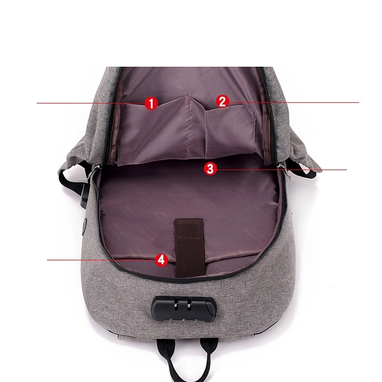Computer backpack with charging port 2