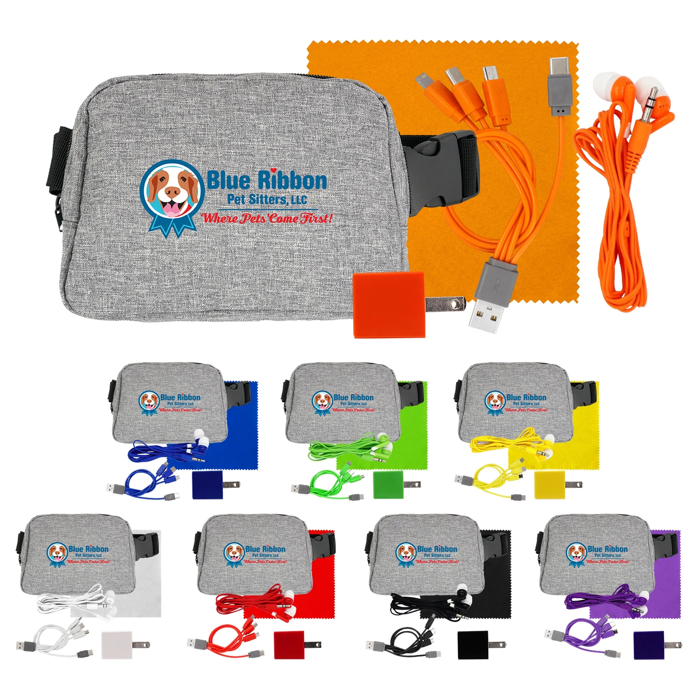 RECYCLED FANNY PACK ULTIMATE TRAVEL SET