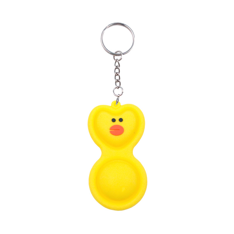 2 Bubbles Push Pop Fidget Sensory w/Keychains 20