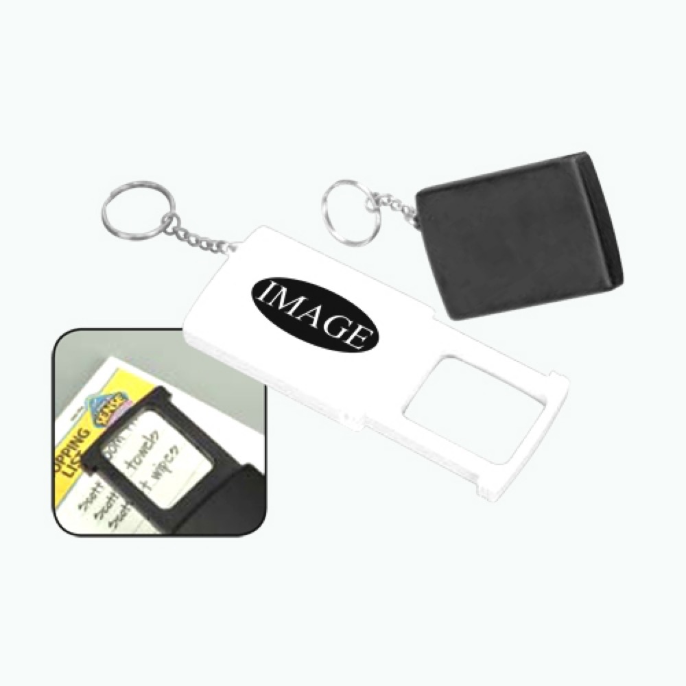 4x Magnifier Key Chain with Light 1