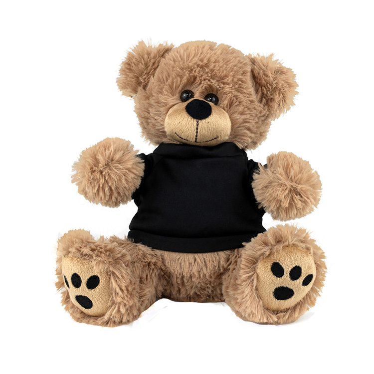 "FRED E. BEAR" LARGE 8" Plush Teddy Bear With Choice of T-Shirt Color 4