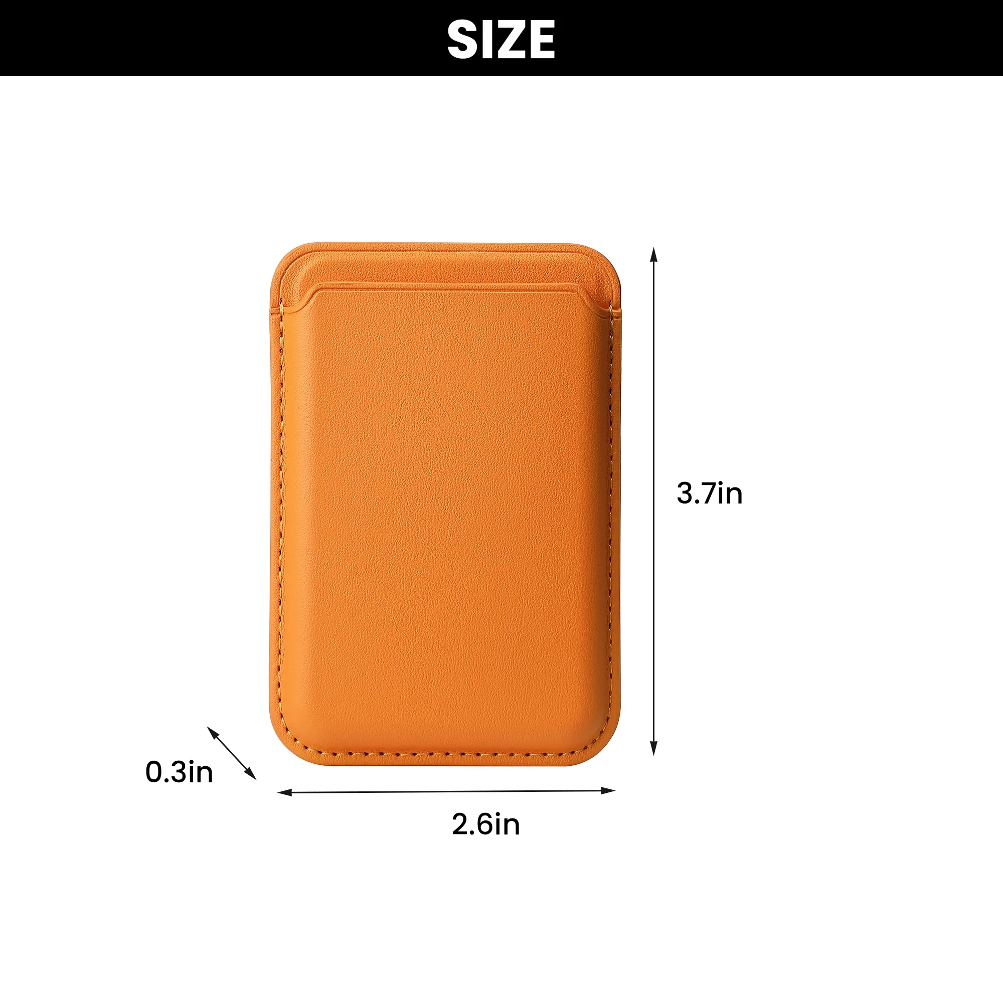 Slim Leather Phone Magnetic Wallet 2